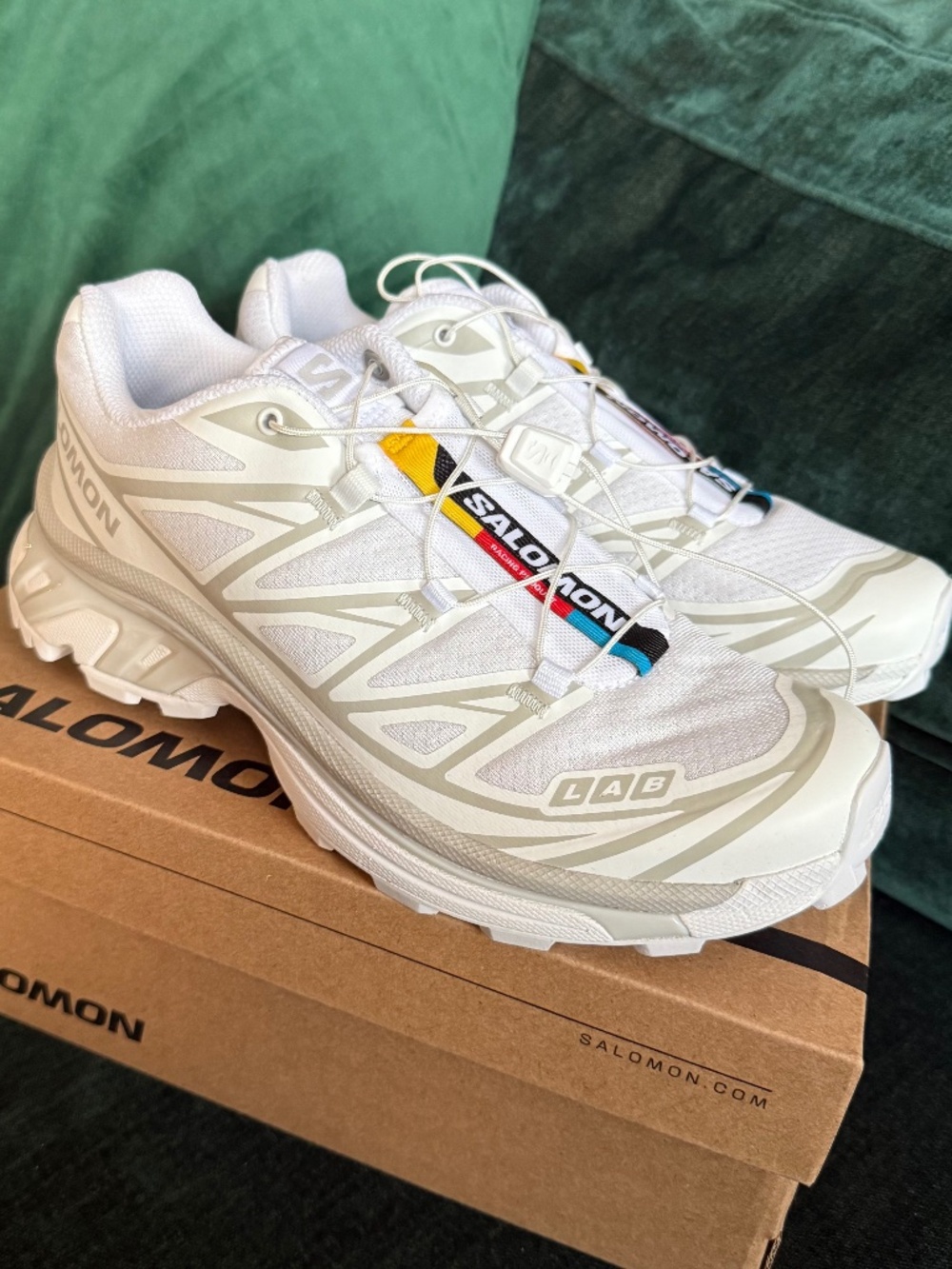 Salomon XT-6 goretex W's 7 BNWT White/Lunar